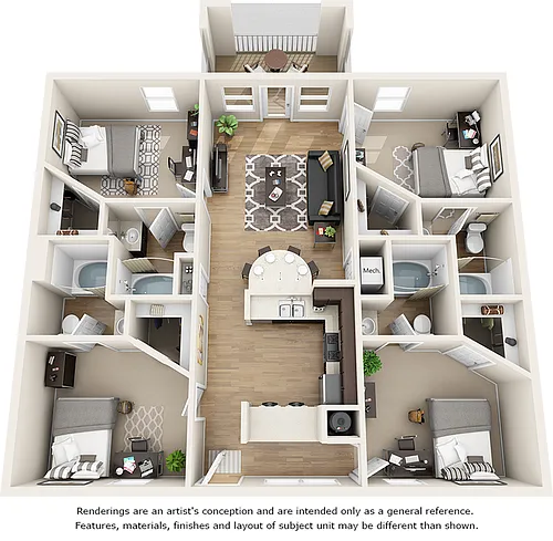 Floor plan Buchanan