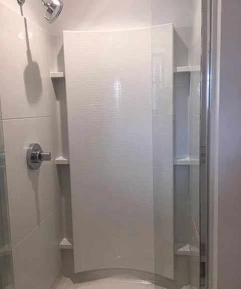 Master shower