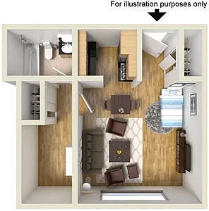 Floor plan Studio