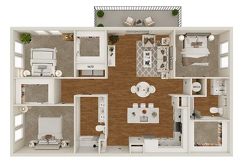 Floor plan C1