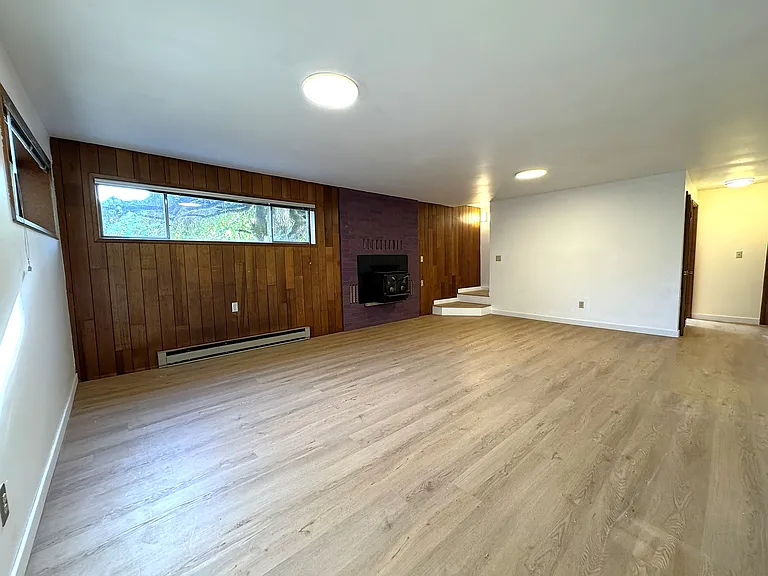 Spacious rec-room lower level