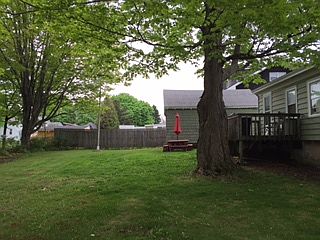 SIDE VIEW OF BACK YARD