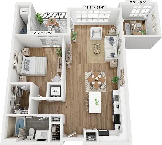 Floor plan 1G