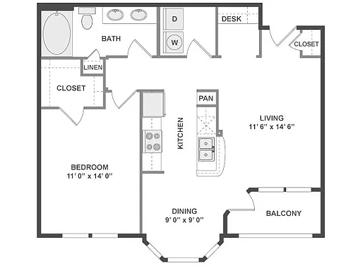 Floor plan 16-A4C