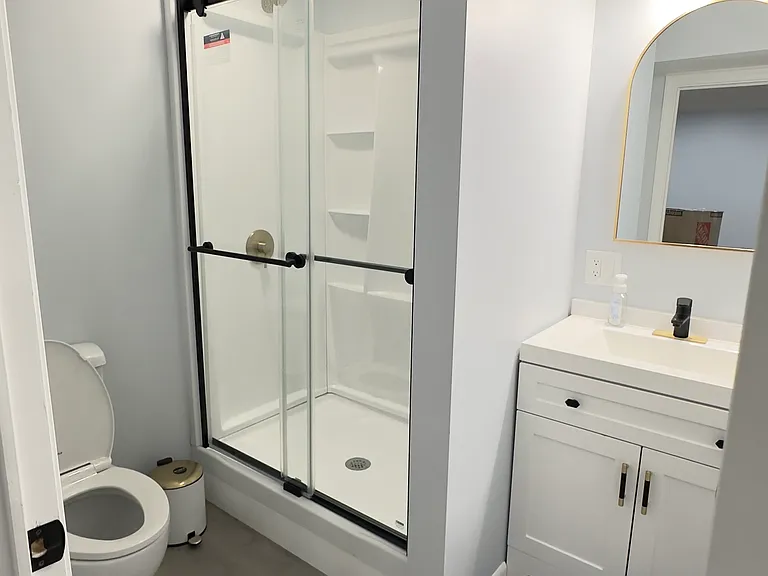 Basement bathroom