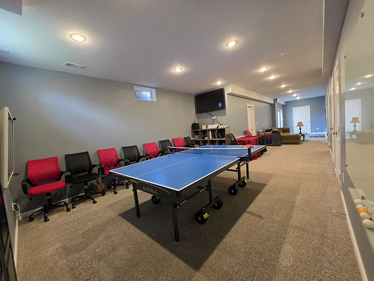Basement Ping Pong Area