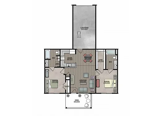 Floor plan Oliver-2x2