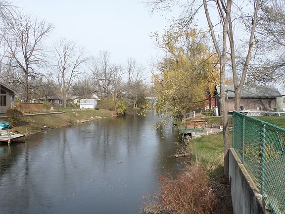 Channel looking north