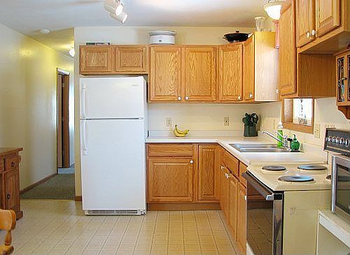 Ample Room in Oak Kitchen