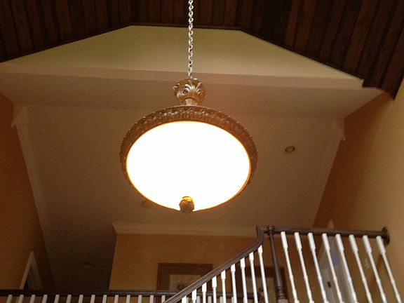 Wooden arched ceiling