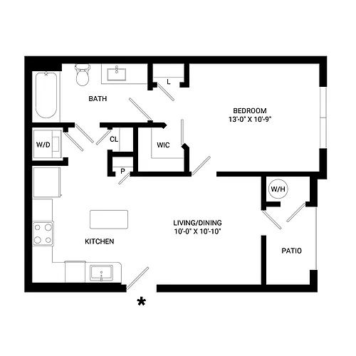 Floor plan Sabine