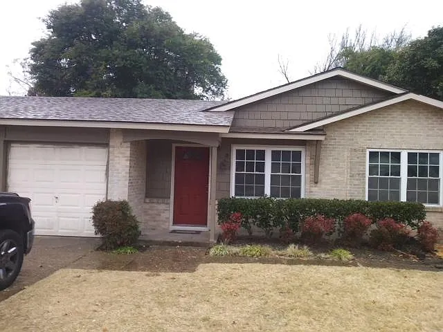 Front of the house.