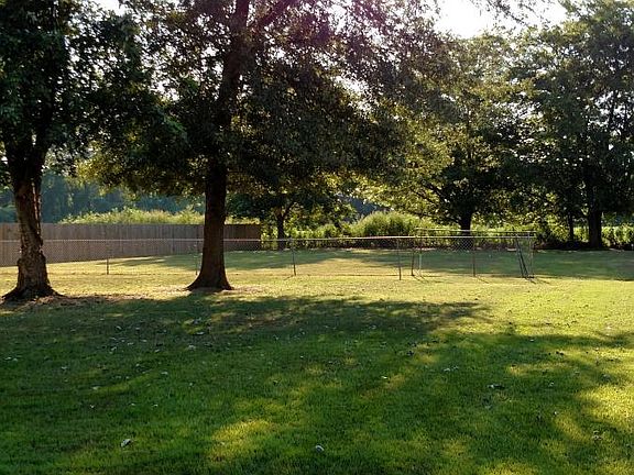 very large back yard