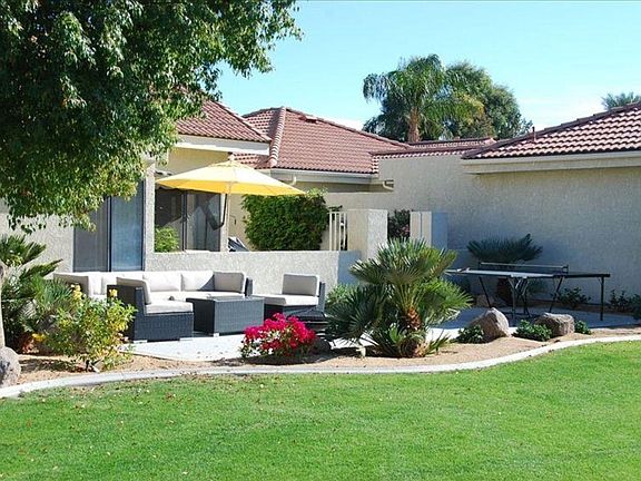 Large sunny private patio