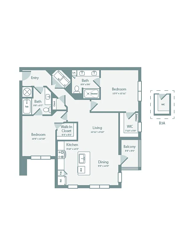 Floor plan Seaoat
