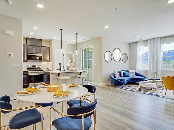 Dining/Living/Kitchen areas