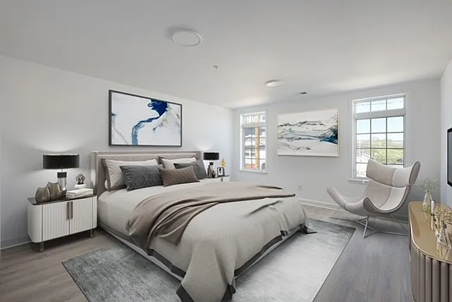 Virtually Staged Sample Bedroom