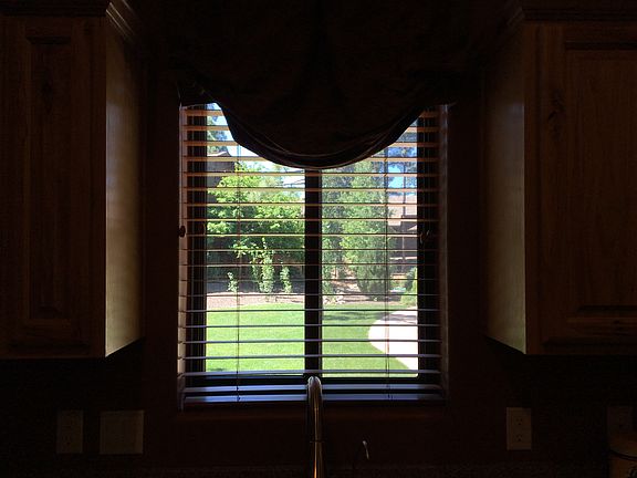 View from kitchen sink