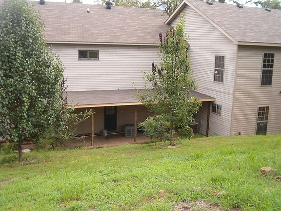 Back of House with Covered Patio
