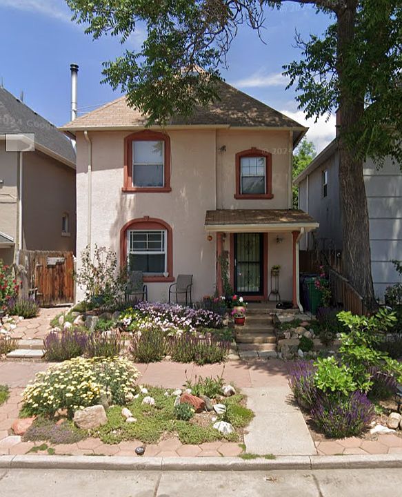 Front of the Home in Spring