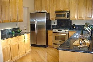 Remodeled kitchen