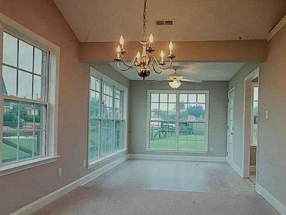 Dining room and sun room