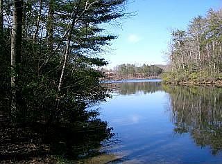 view from lot looking left