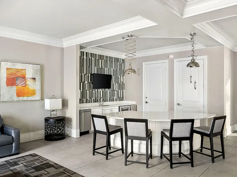Experience elegance in this contemporary living area, perfect for comfort and style.