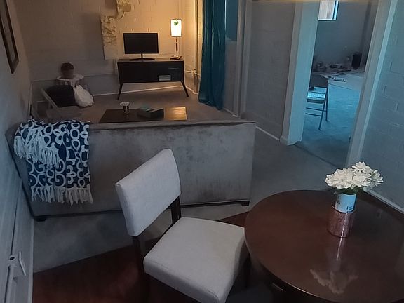 View from dining room looking into living room