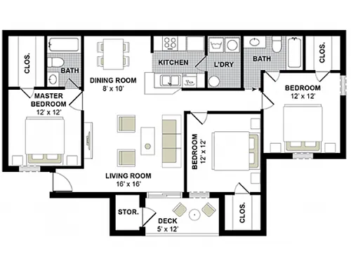 Floor plan York Chester