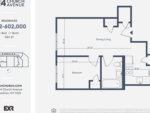 2nd image of 1634 Church Ave #3B