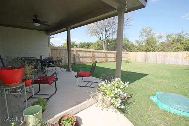 Model Home Backyard 2