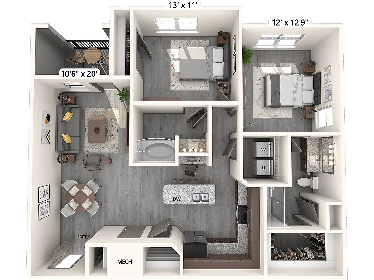 Floor plan B2