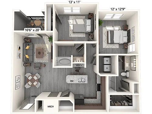 Floor plan B2