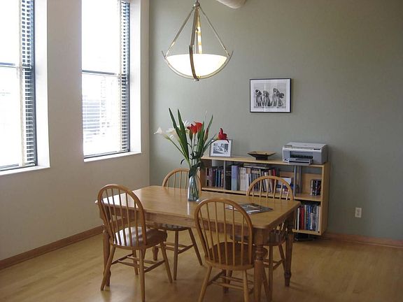 Bright dining area