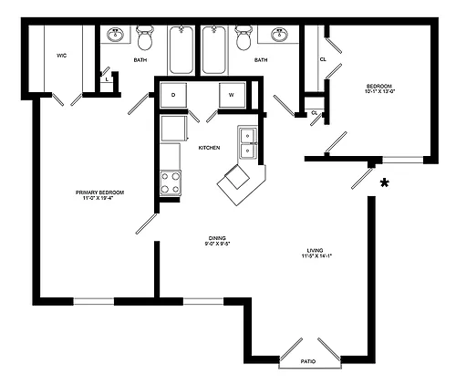 Floor plan Cornwall