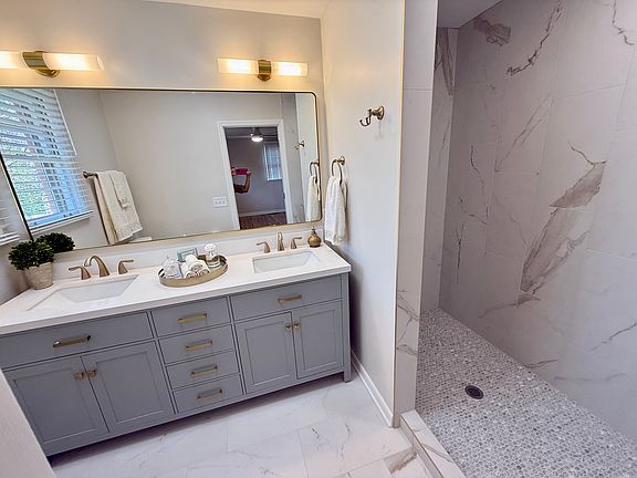 Primary Bathroom... Complete renovation. Everything new!