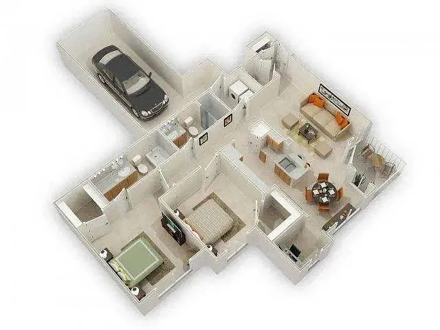 Floor plan Taliesin
