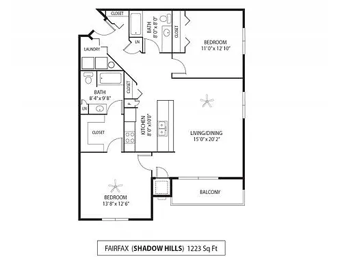 Floor plan Fairfax