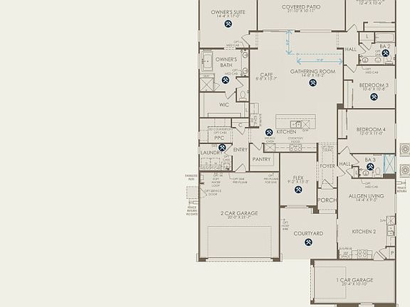 Livorno Floor Plan, Quick Move-in Home, Floor 1
