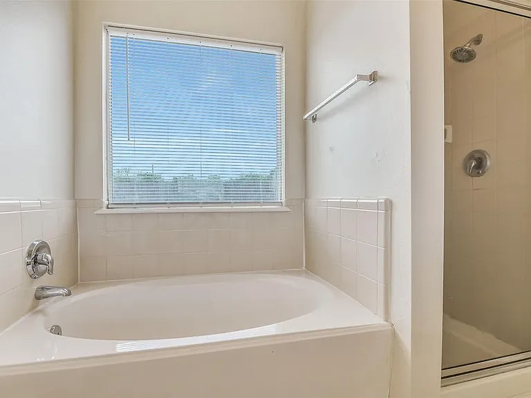 Garden tub in master bath