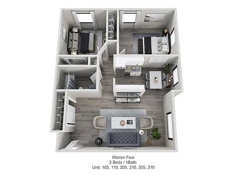 Floor plan Marion Four