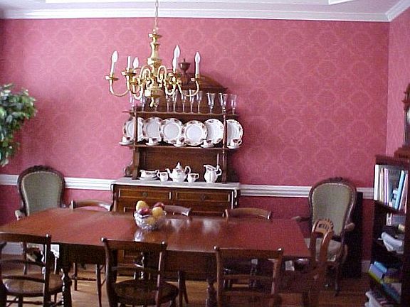 Large formal dining room