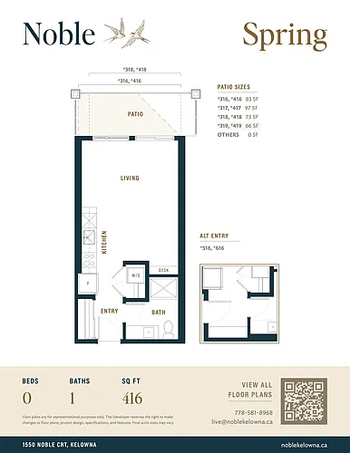 Floor plan Studio