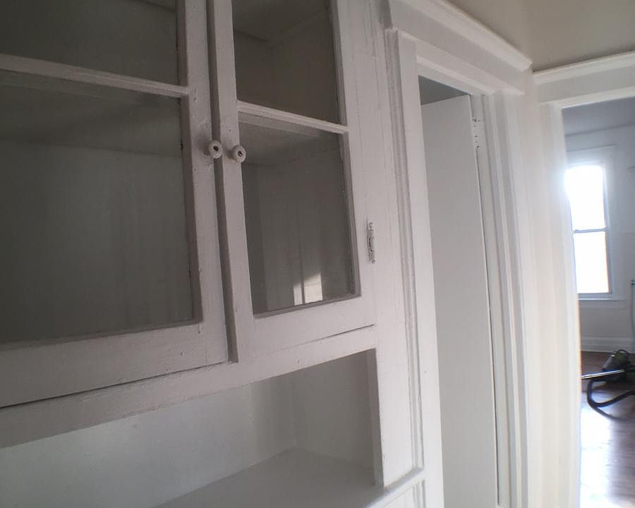 Hallway with closet