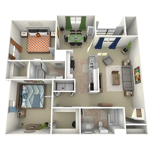 Floor plan B2R