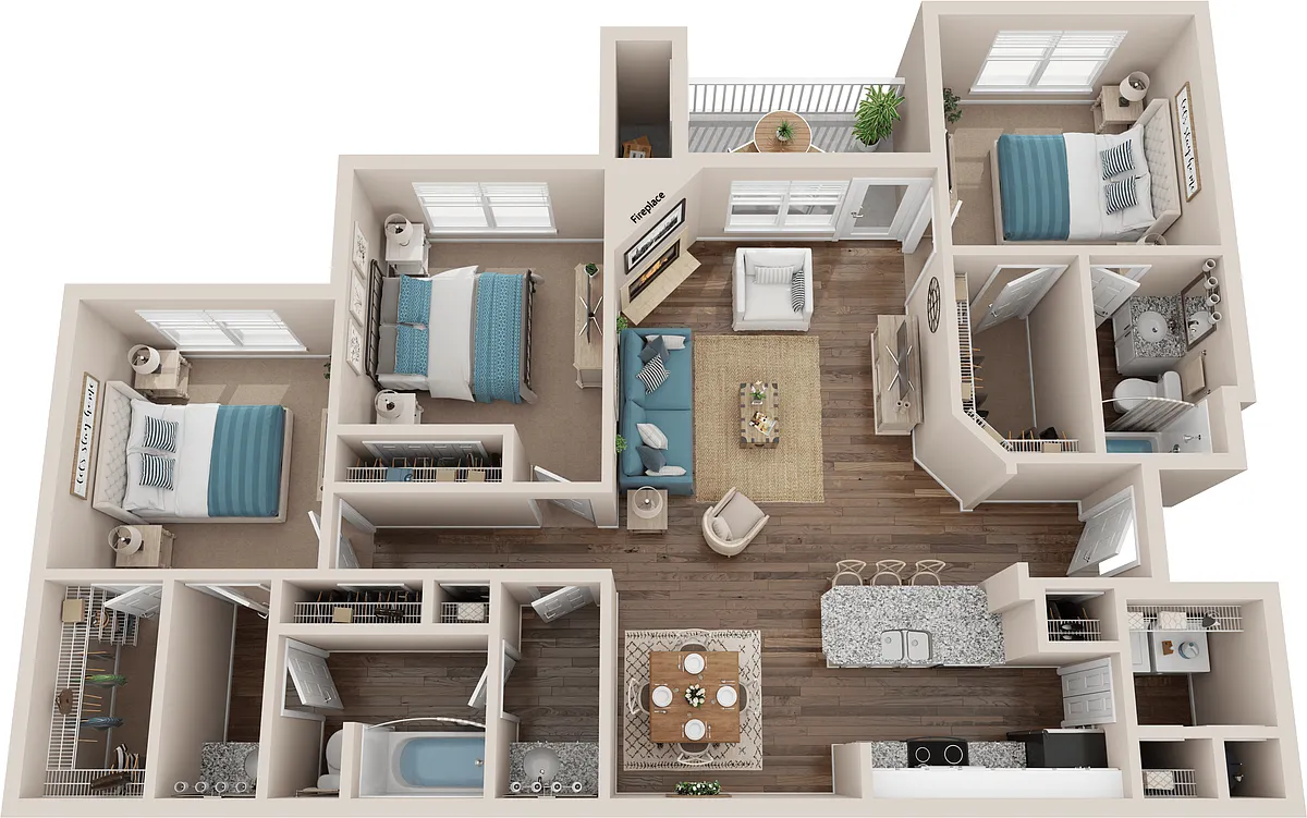 Floor plan 3x2-Classic