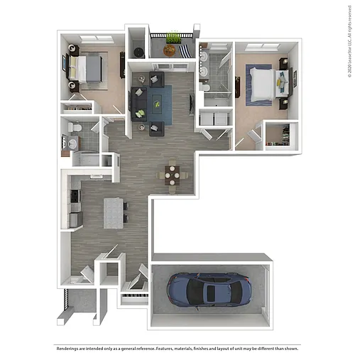 Floor plan Cape Townhouse
