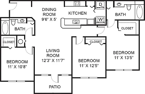 Floor plan C1