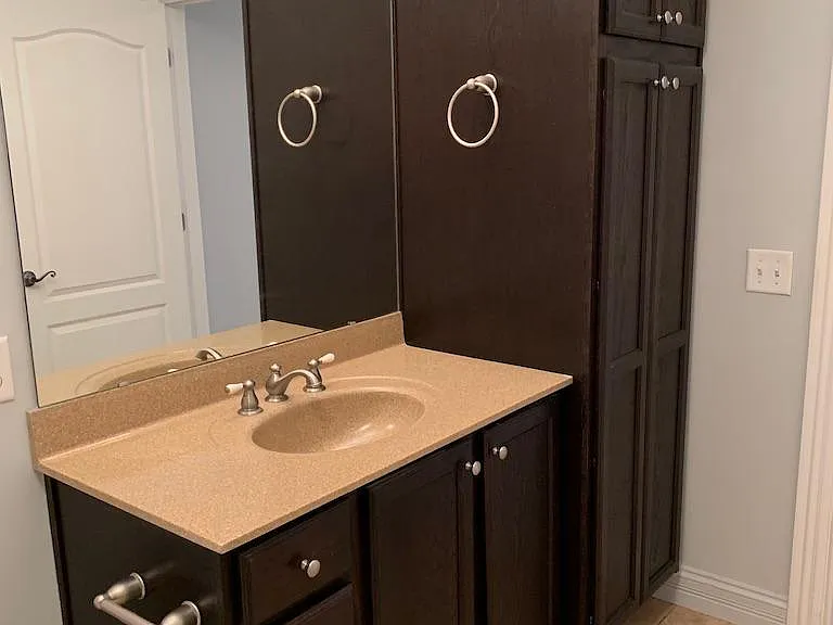 Hall Bathroom right across from Bedroom 2 & 3